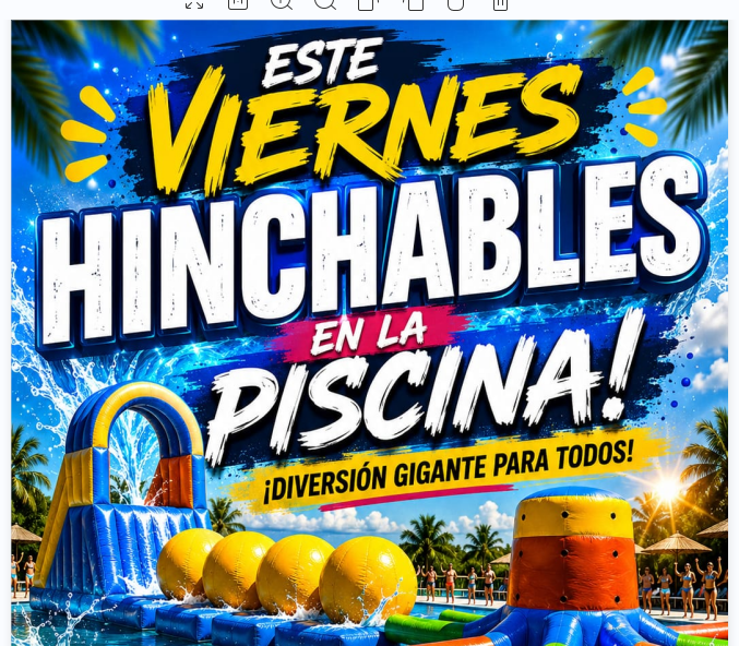 Imagen Hinchables en la piscina